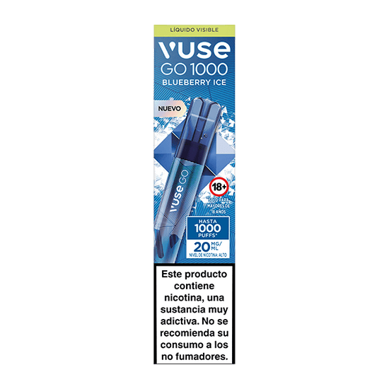 vuse go parpadea luz azul Vuse Go 1000 Arandano Ice