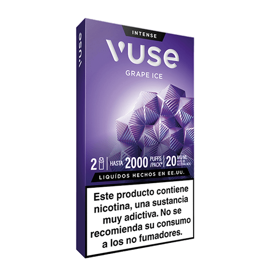 Liquido Vaper Vuse 2 Pods Uva Ice | Vuse ES Liquido Vaper Vuse 2 Pods Uva Ice | Vuse ES