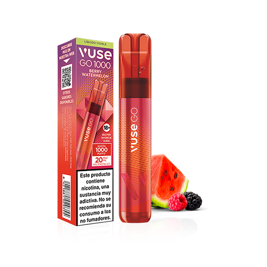 Vuse Go 1000 Frutos Rojos Y Sandia | Vuse ES Vuse Go 1000 Frutos Rojos Y Sandia | Vuse ES
